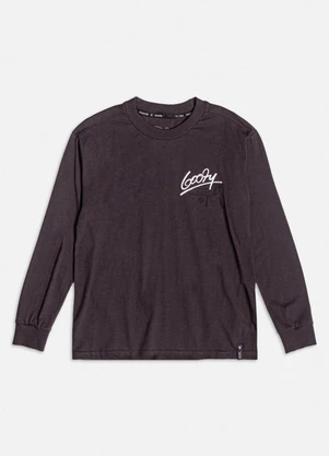 Youccie - Camiseta Manga Longa Goofy Cinza - YOUCCIE