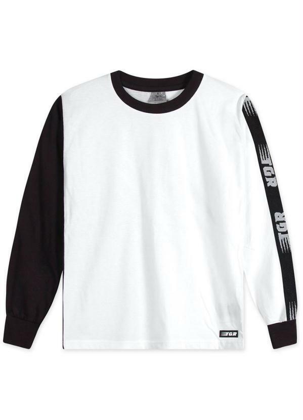 Tigor T Tigre - Camiseta Manga Longa Menino Infantil Branco