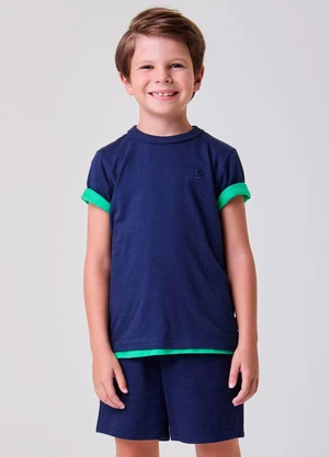 Bimbi - Camiseta Marinho Básica Marinho - BIMBI