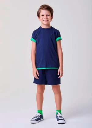 Bimbi - Camiseta Marinho Básica Marinho - BIMBI