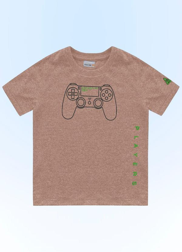 Fakini Kids - Camiseta Marrom 