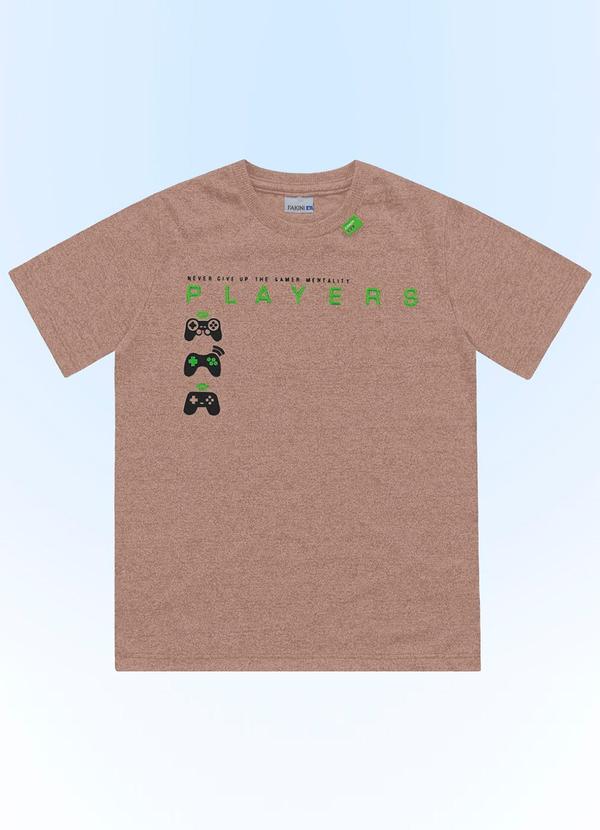 Fakini Kids - Camiseta Marrom 