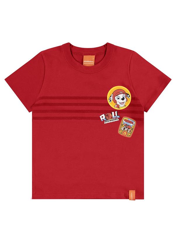Malwee Kids - Camiseta Marshall Patrulha Canina® Vermelho
