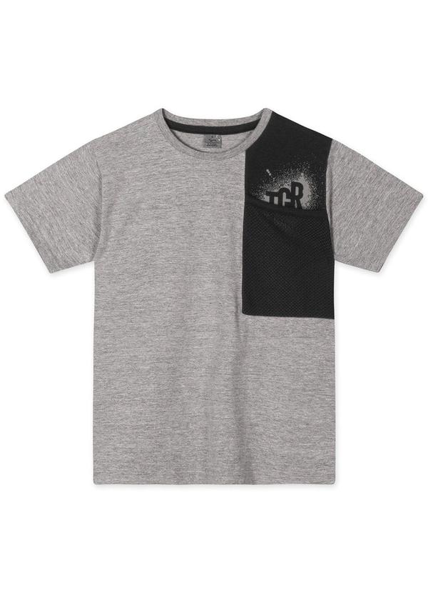 Tigor T Tigre - Camiseta Menino Cinza