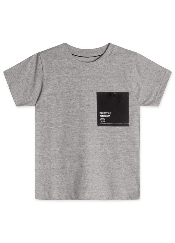 Marisol - Camiseta Masculina Cinza