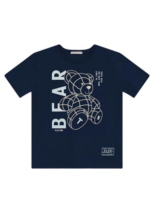 Trick Nick - Camiseta Masculina em Cotton Leve Azul - TRICK NICK