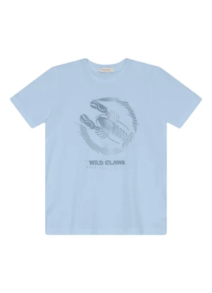 Trick Nick - Camiseta Masculina em Meia Malha Azul - TRICK NICK