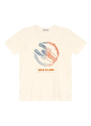 Trick Nick - Camiseta Masculina em Meia Malha Bege - TRICK NICK