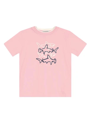 Trick Nick - Camiseta Masculina em Meia Malha Rosa - TRICK NICK