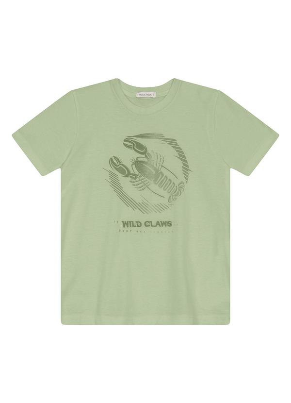 Trick Nick - Camiseta Masculina em Meia Malha Verde