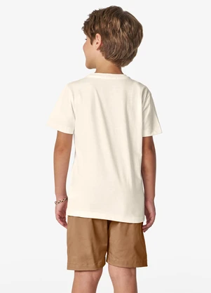 Rovitex - Camiseta Masculina Estampada Bege - ROVITEX