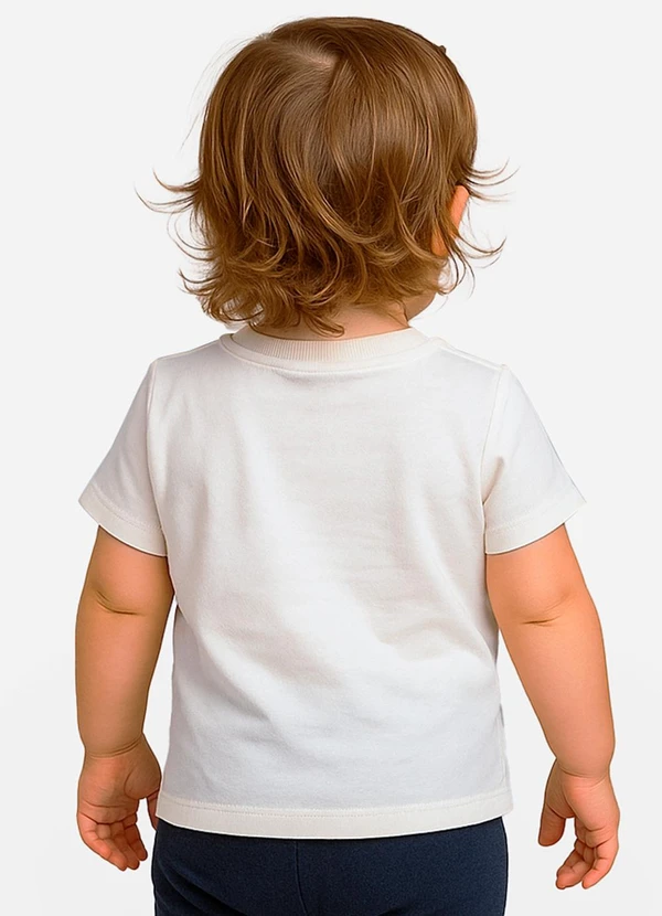 Rovitex - Camiseta Masculina Infantil Bege 2