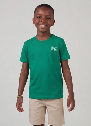 Rovi Kids - Camiseta Masculina Infantil Brasil Verde - ROVI KIDS
