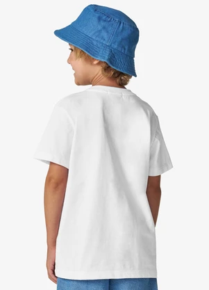 Trick Nick - Camiseta Masculina Infantil com Estampa Branco - TRICK NICK