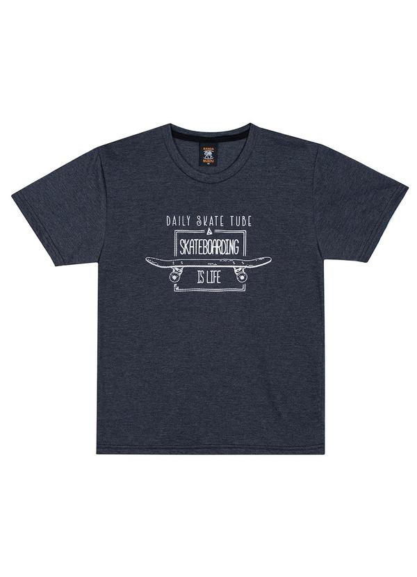 Randa Mundu - Camiseta Masculina Meia Malha Preto