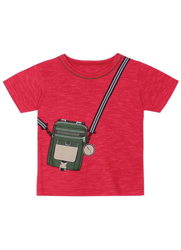 Marisol - Camiseta Menino Vermelho