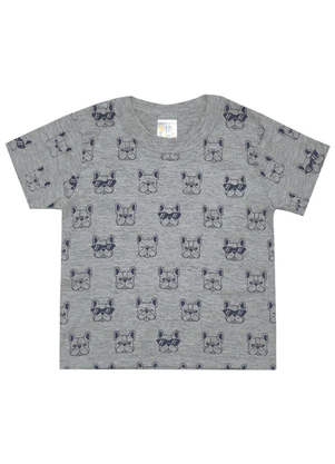 Pulla Bulla - Camiseta Menino Cinza - PULLA BULLA