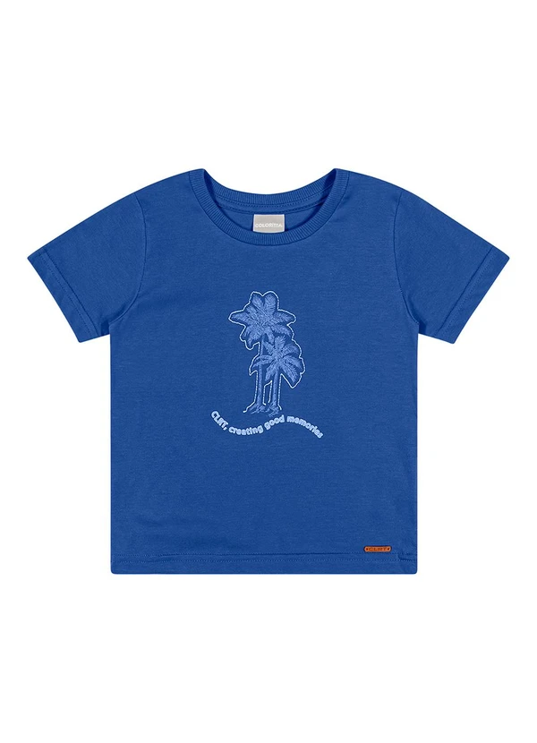Colorittá - Camiseta Menino Infantil Azul