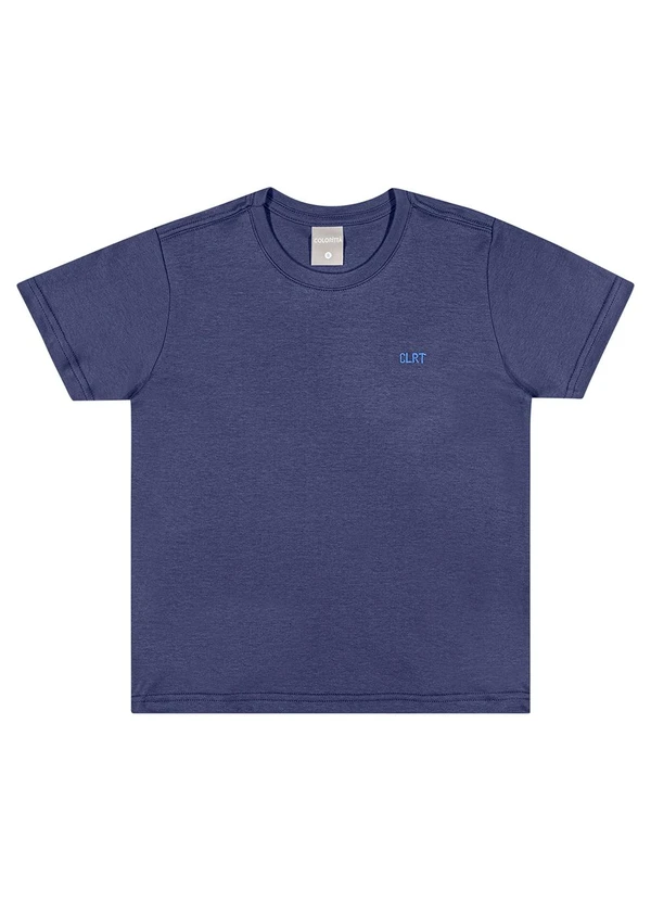 Colorittá - Camiseta Menino Infantil Azul