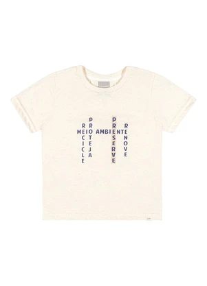 Colorittá - Camiseta Menino Infantil Bege - COLORITTÁ