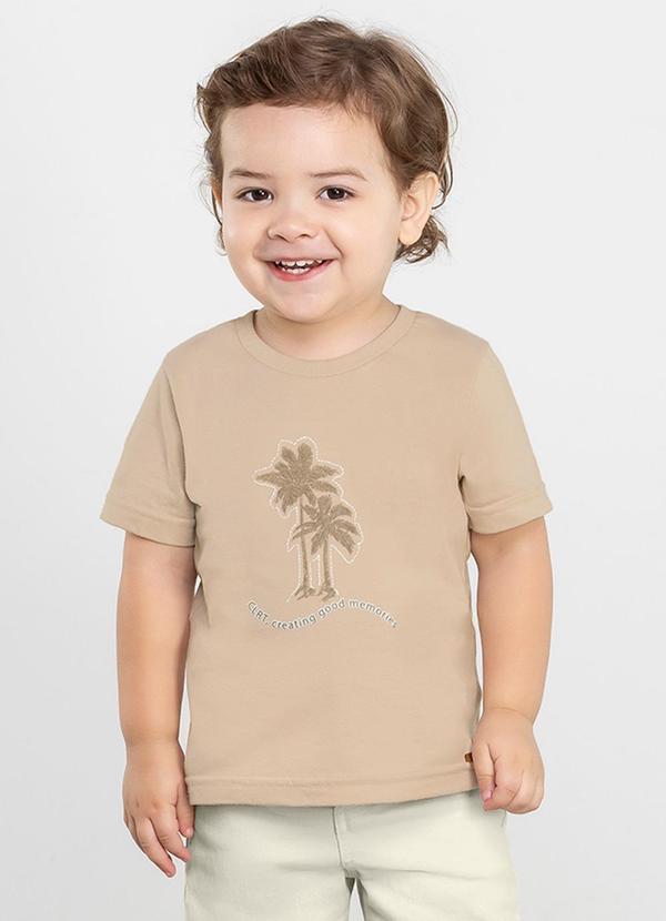 Colorittá - Camiseta Menino Infantil Bege