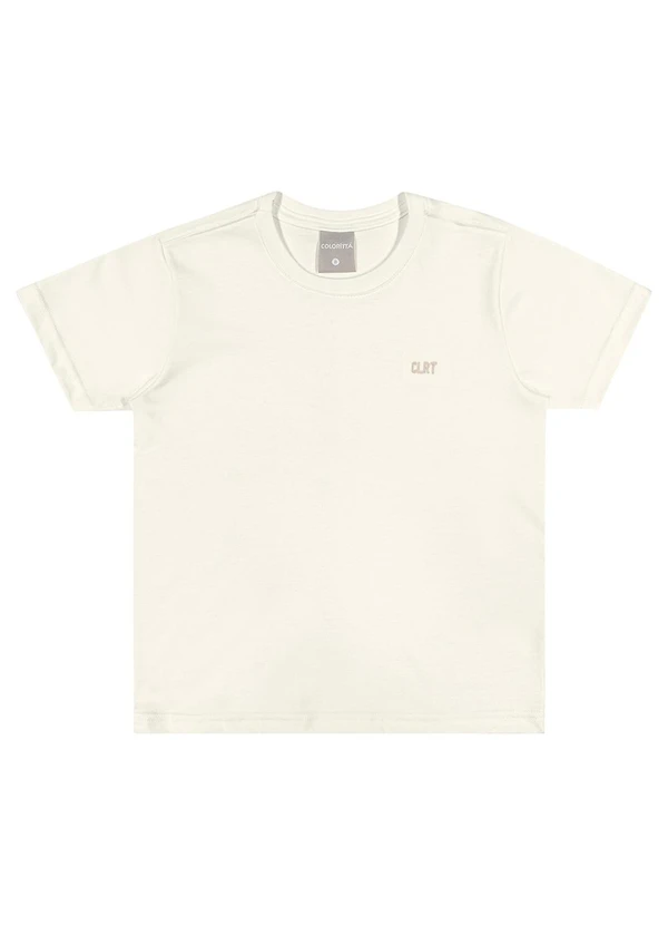 Colorittá - Camiseta Menino Infantil Bege 3