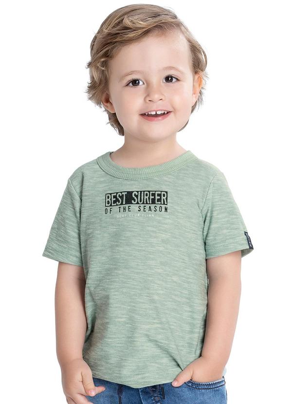 Elian - Camiseta Masculino Infantil Verde