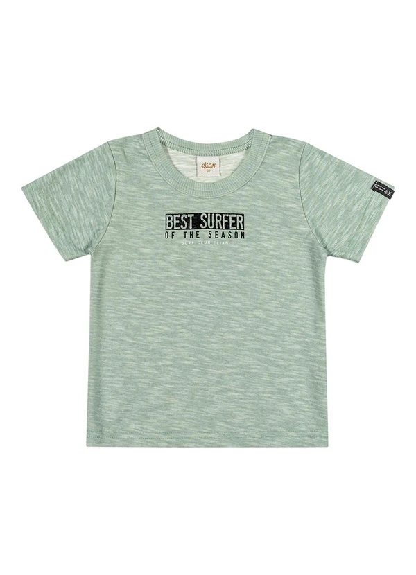 Elian - Camiseta Masculino Infantil Verde 3