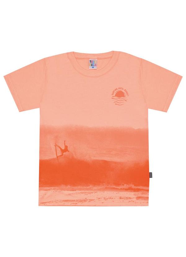 Pulla Bulla - Camiseta Menino Laranja