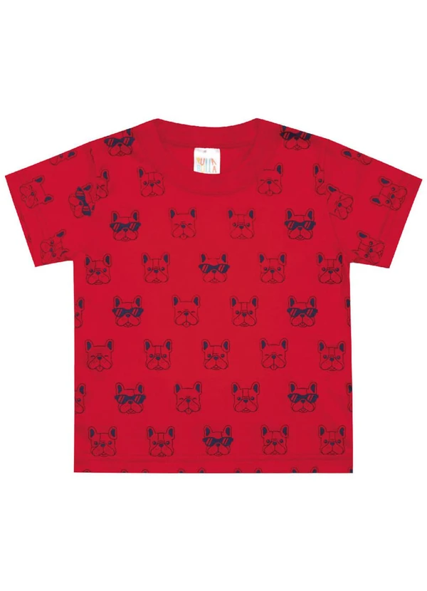 Pulla Bulla - Camiseta Menino Vermelho