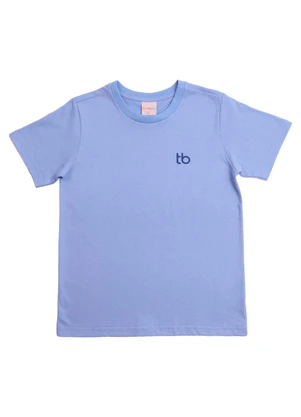 Tink Bink - Camiseta Mc Básico Azul - TINK BINK