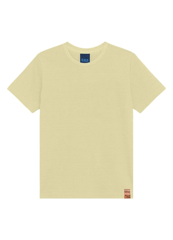 Ddk - Camiseta Meia Malha Algodão Marrom