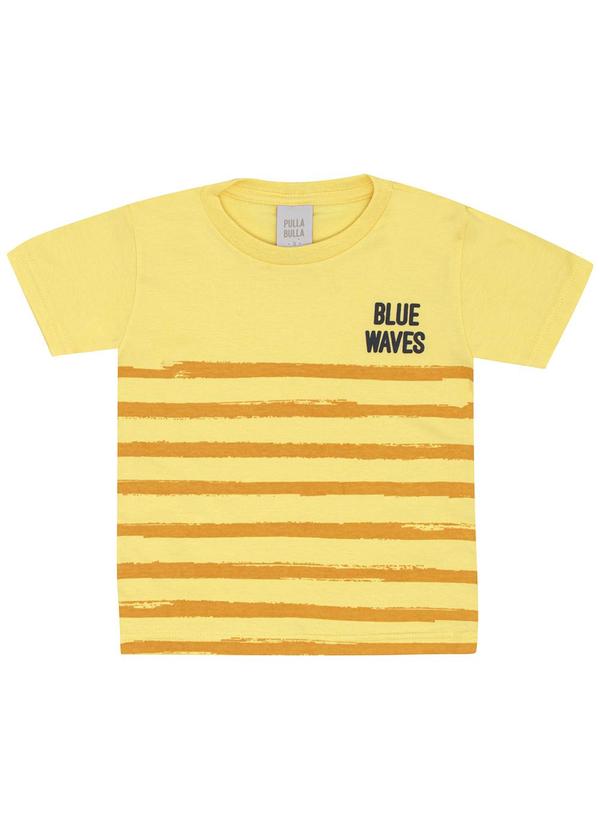 Pulla Bulla - Camiseta Meia Malha Amarelo 1