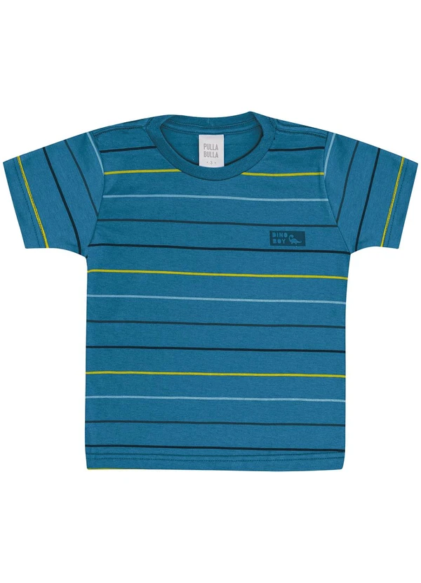 Pulla Bulla - Camiseta Meia Malha Azul