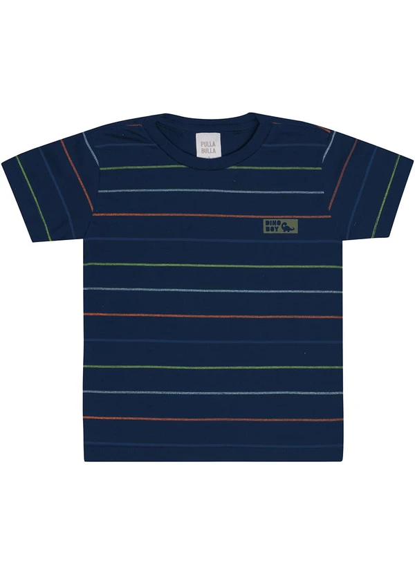 Pulla Bulla - Camiseta Meia Malha Azul