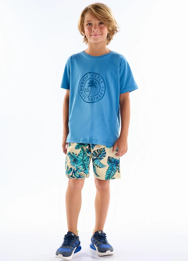 Pulla Bulla - Camiseta Meia Malha Azul 2