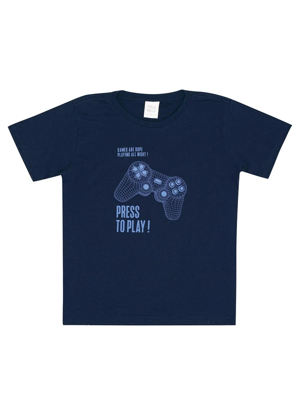 Pulla Bulla - Camiseta Meia Malha Azul 3