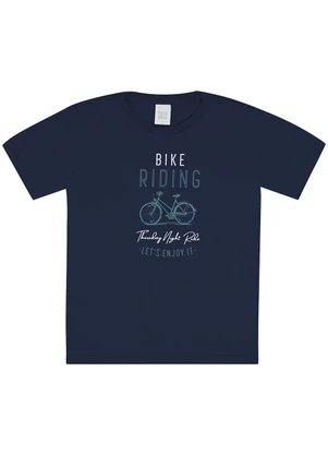 Pulla Bulla - Camiseta Meia Malha Azul - PULLA BULLA