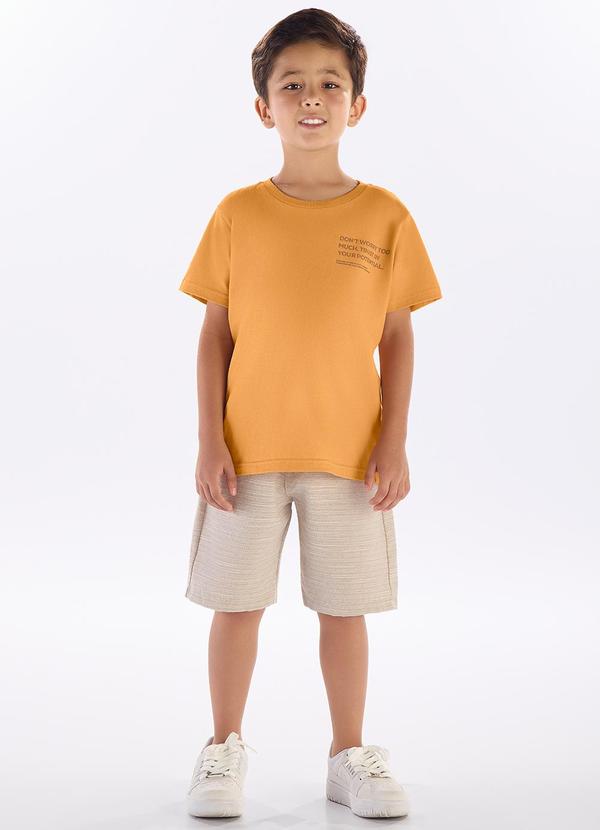 Pulla Bulla - Camiseta Meia Malha Bege 2