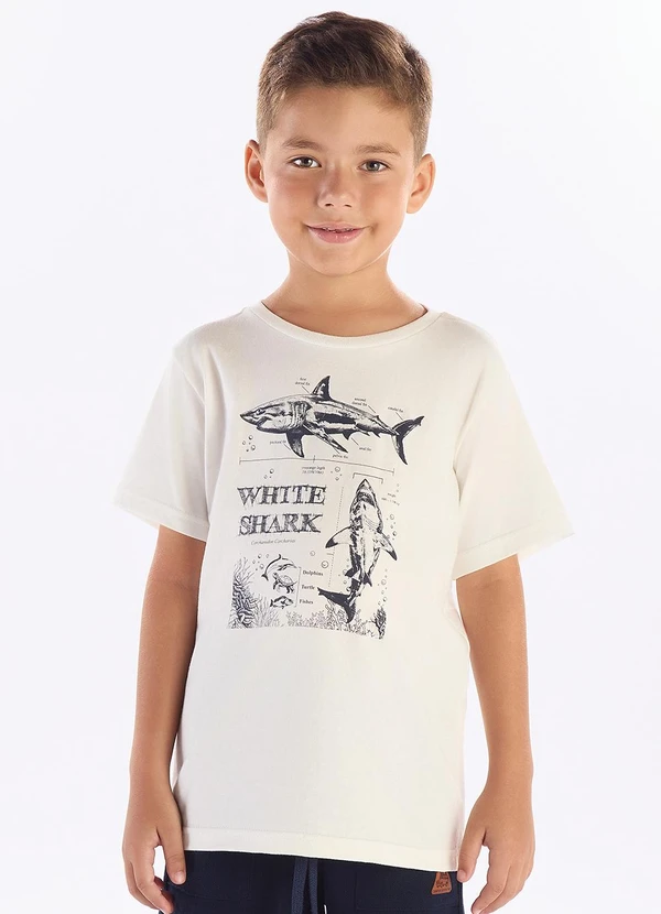 Pulla Bulla - Camiseta Meia Malha Bege