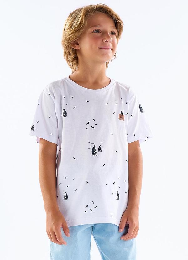 Pulla Bulla - Camiseta Meia Malha Branco