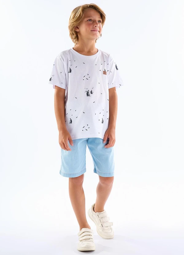 Pulla Bulla - Camiseta Meia Malha Branco 2