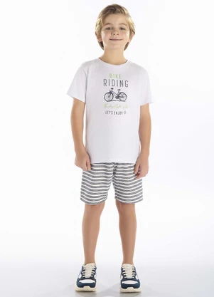 Pulla Bulla - Camiseta Meia Malha Branco - PULLA BULLA