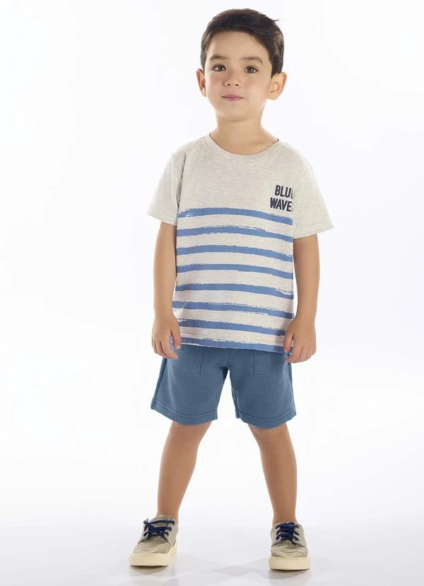 Pulla Bulla - Camiseta Meia Malha Cinza 2