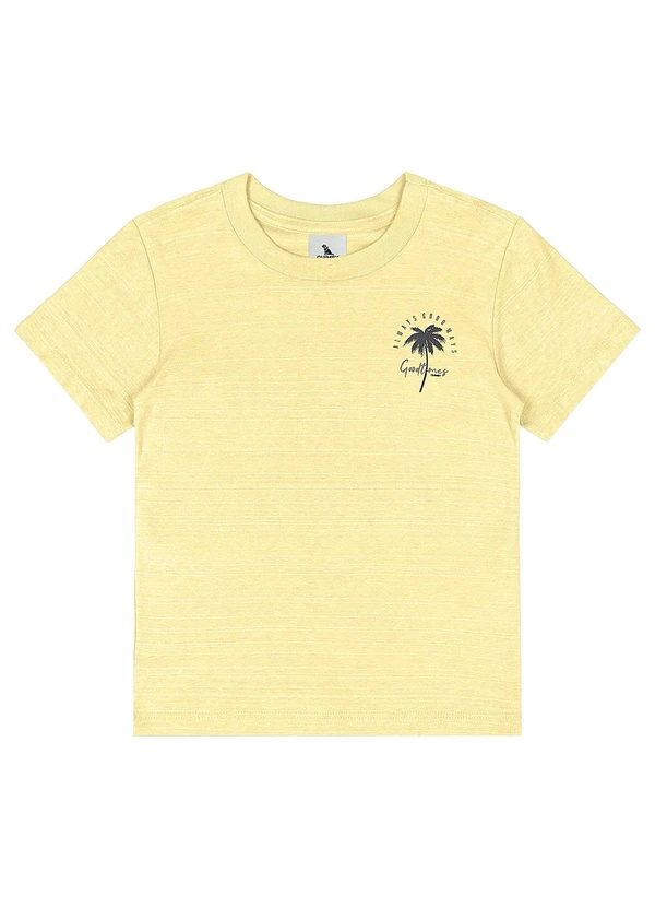 Quimby - Camiseta Meia Malha Flamê Amarelo 4