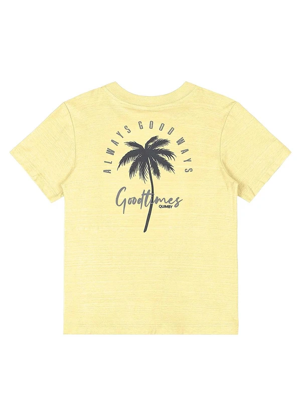 Quimby - Camiseta Meia Malha Flamê Amarelo 5