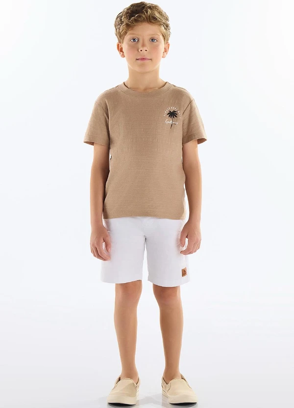 Quimby - Camiseta Meia Malha Flamê Marrom 3