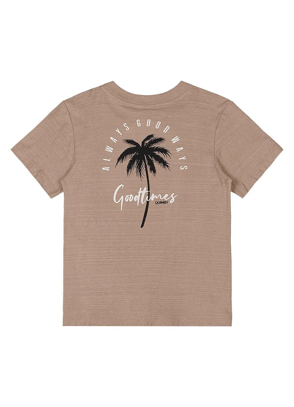 Quimby - Camiseta Meia Malha Flamê Marrom 5