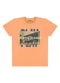 Rovi Kids - Camiseta Meia Malha Infantil Preto - variação: Laranja