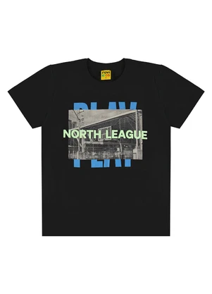 Rovi Kids - Camiseta Meia Malha Infantil Preto - ROVI KIDS